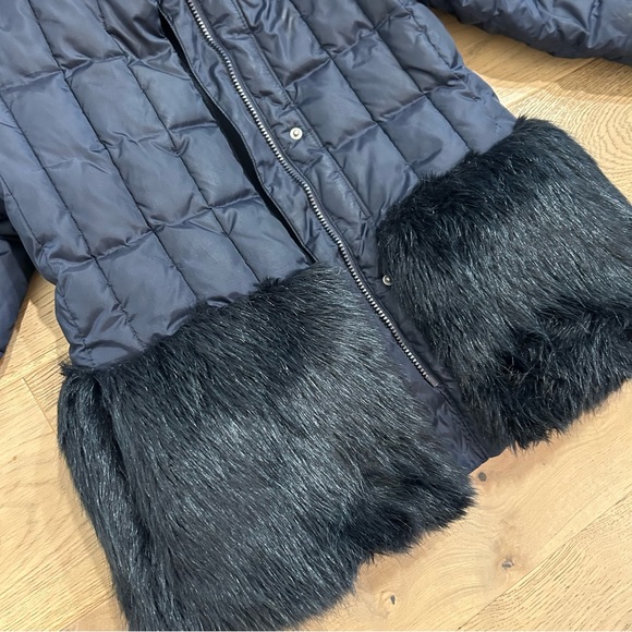 Crewcuts Girls Fur Trimmed Puffer Coat PrimaLoft - Picture 7 of 11